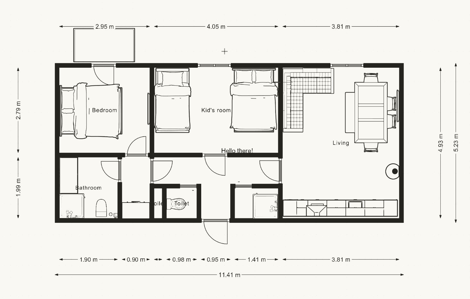 Vila Mudroň — apartmán